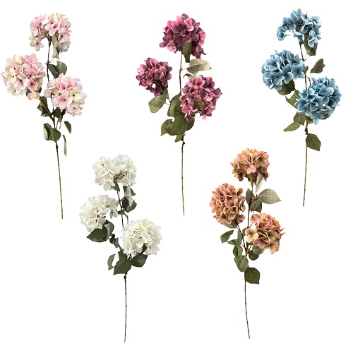 HASTE DE HORTENCIA X3 80CM-FLORES