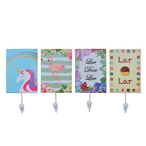 GANCHO QUADRINHO UNITARIO 12X24X0,9CM-DECORAÇÃO