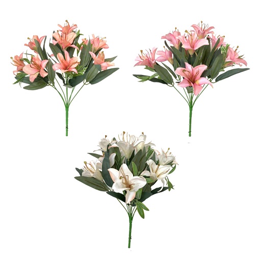 BUQUE DE LIRIO X10 40CM-FLORES