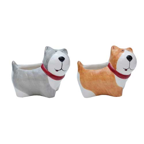 CACHEPOT CACHORRO M-VASOS E CACHEPOTS