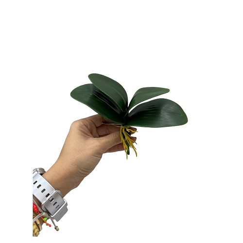 FOLHA DE ORQUIDEA PEQUENA 17CM-FOLHAGENS