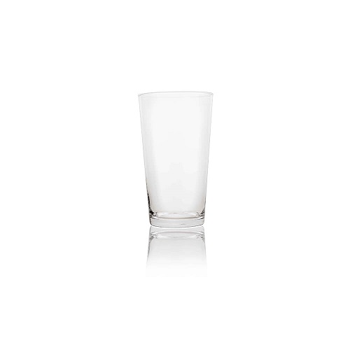 VASO DE VIDRO LISO  PEQ.CONE     23X13X13CM-VASOS E CACHEPOTS