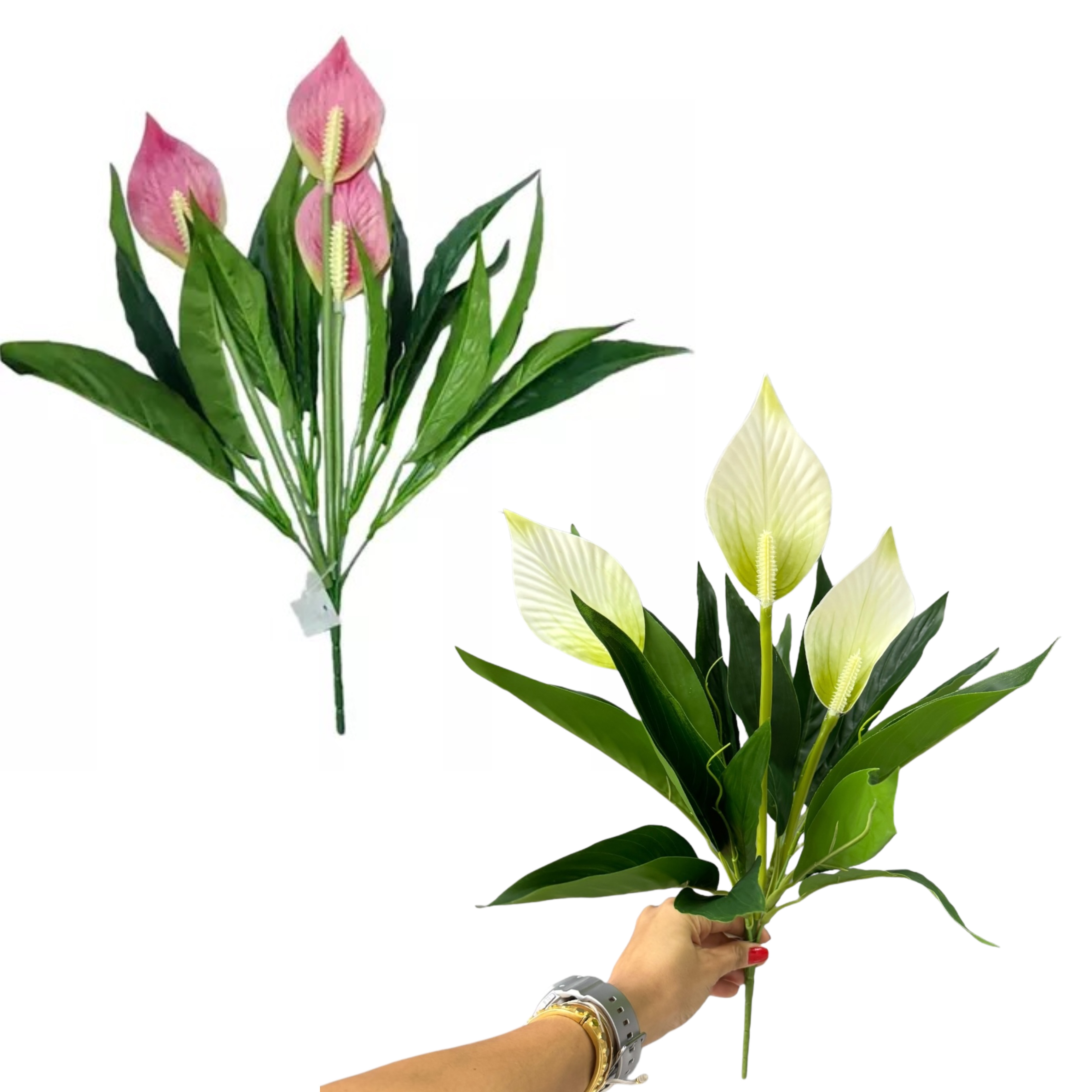 LIRIO DA PAZ 48CM FLORES