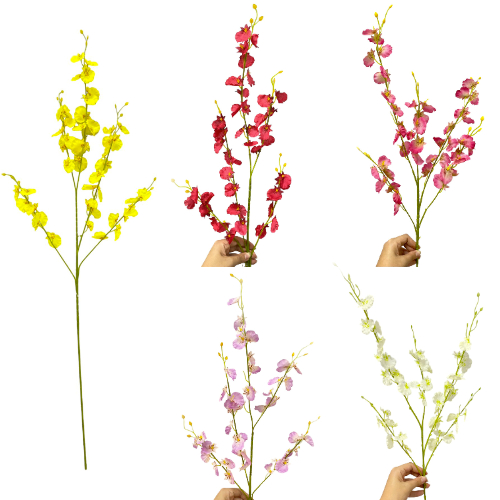 HASTE DE CHUVA DE OURO SIMPLES 92CM FLORES