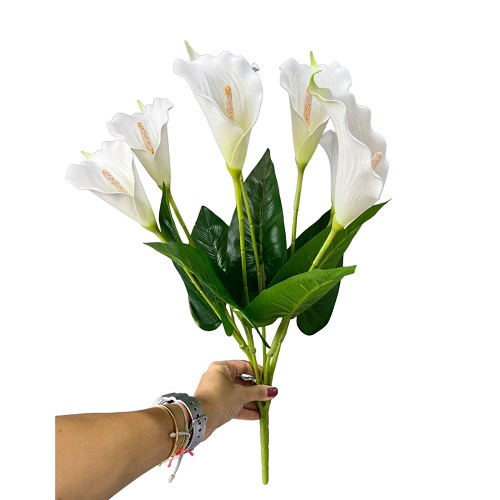 BUQUE COPO DE LEITE EVA X7 59CM FLORES