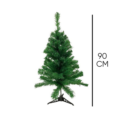 Árvore de Natal Com Enfeites 90cm